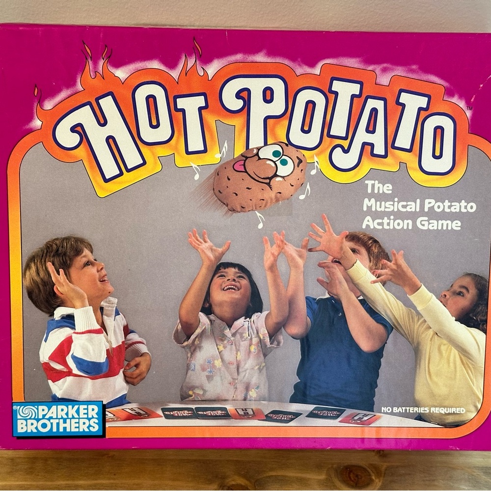 Vintage 1988 Parker Brothers Musical Hot Potato Game No Sound COMPLETE
